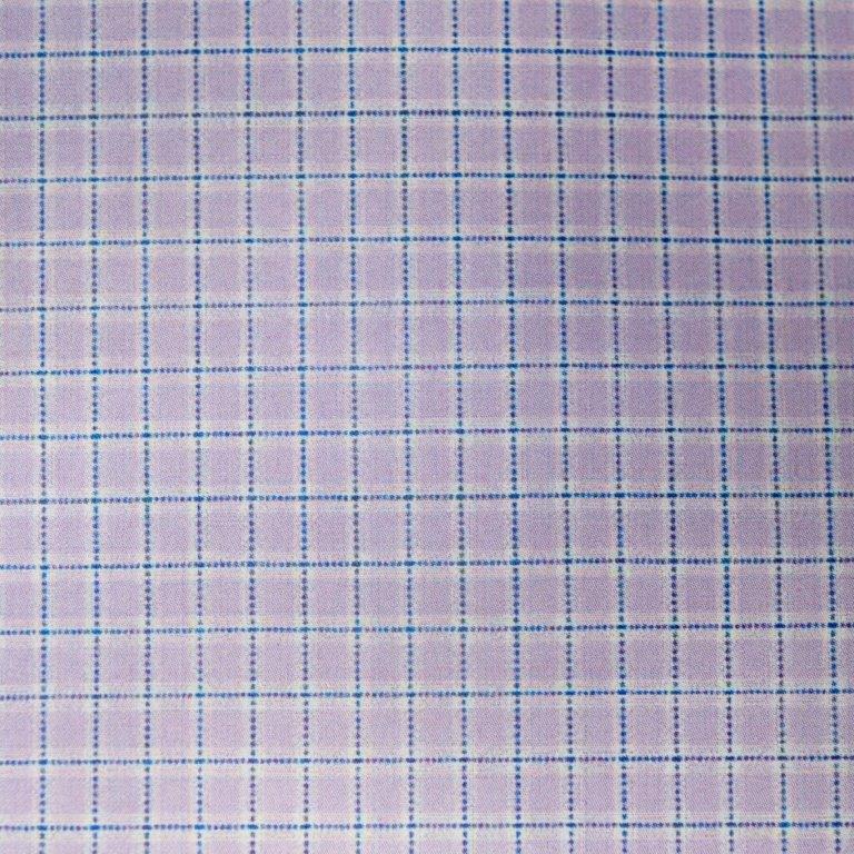 Long Sleeve Mini Check Pattern Button Down