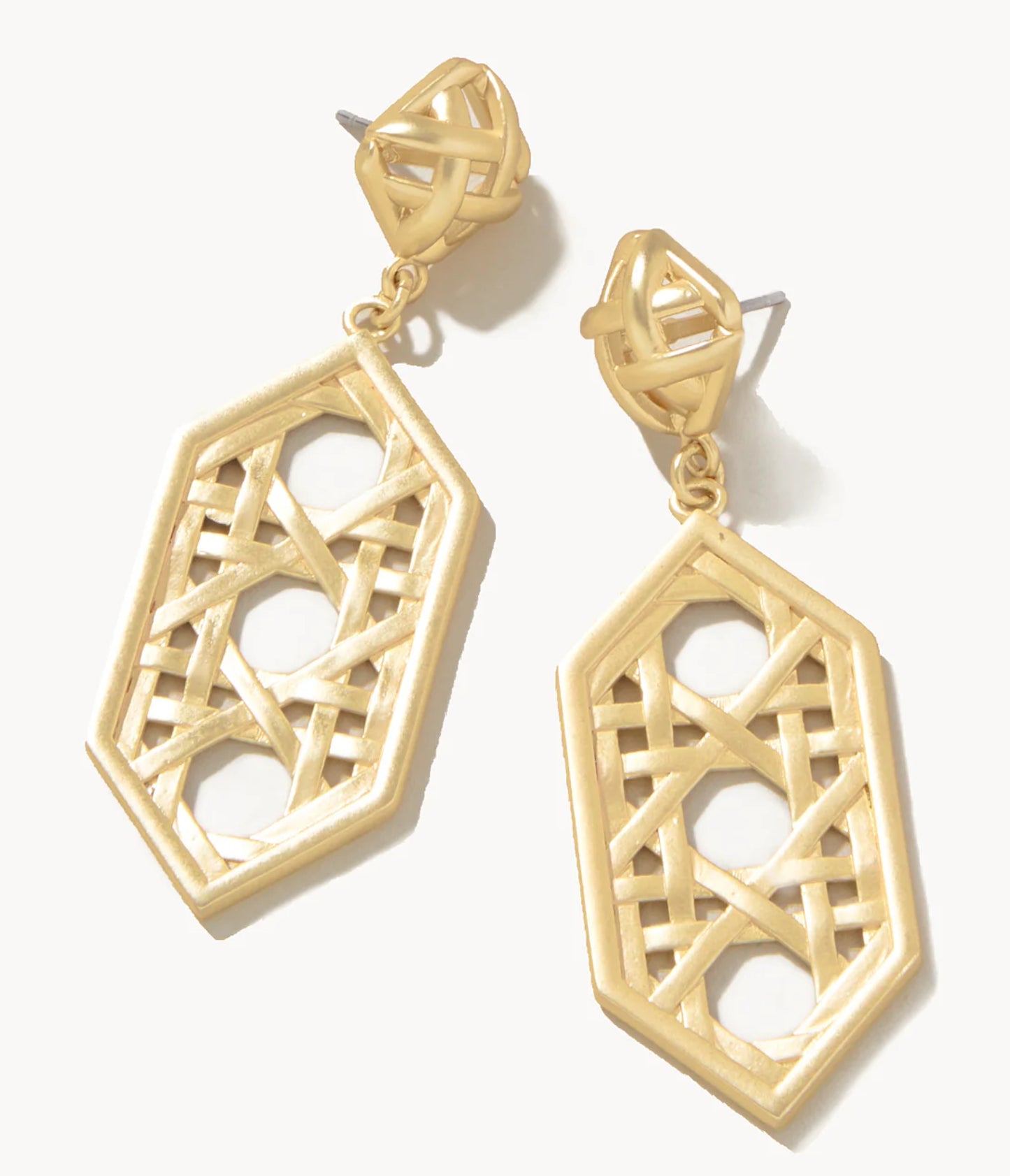 Cane Drop Earrings