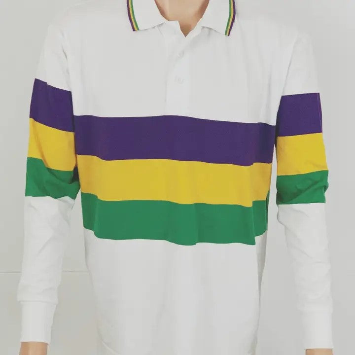 Mardi Gras Polo Shirt