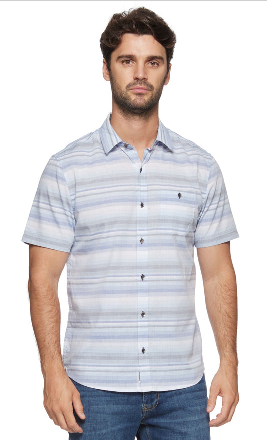 Riverton Short Sleeve Stripe Vintage Shirt