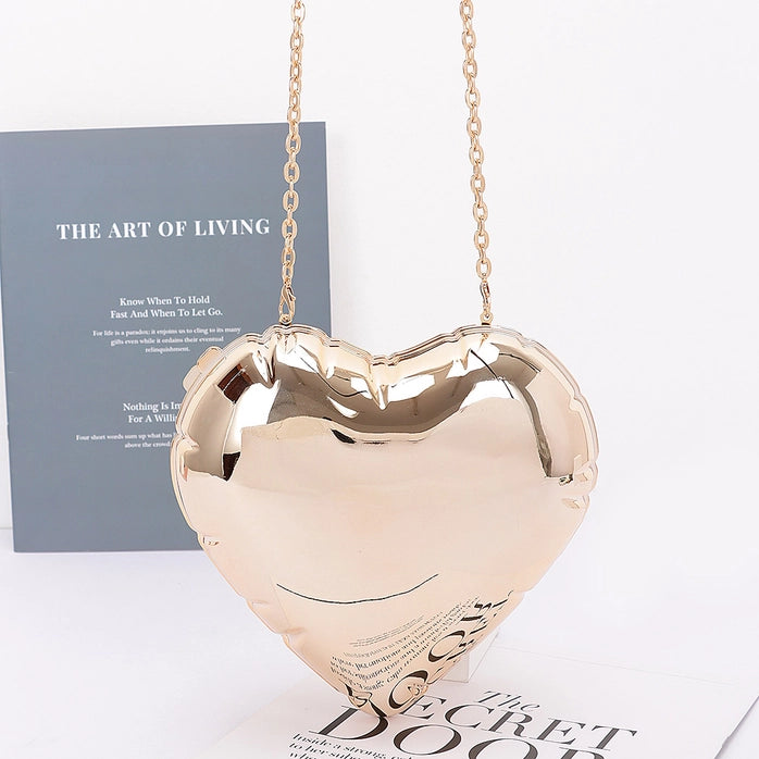 Acrylic Case Heart Bag