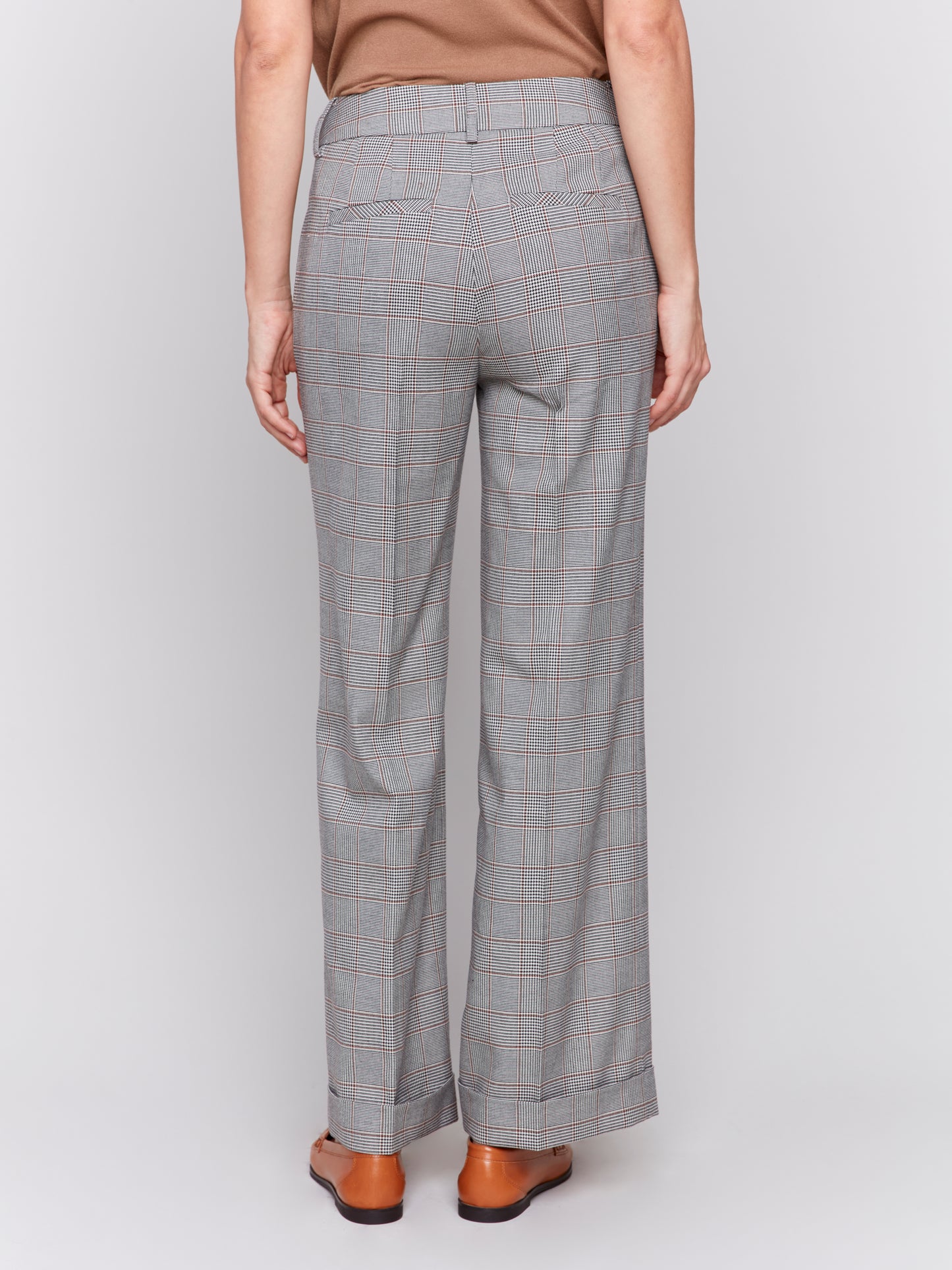 Glenn Check Flare Pant