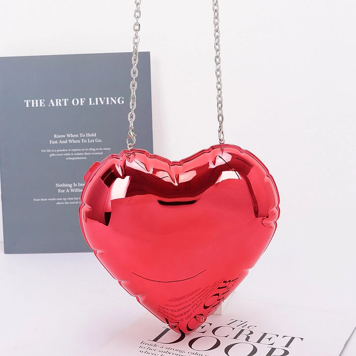 Acrylic Case Heart Bag