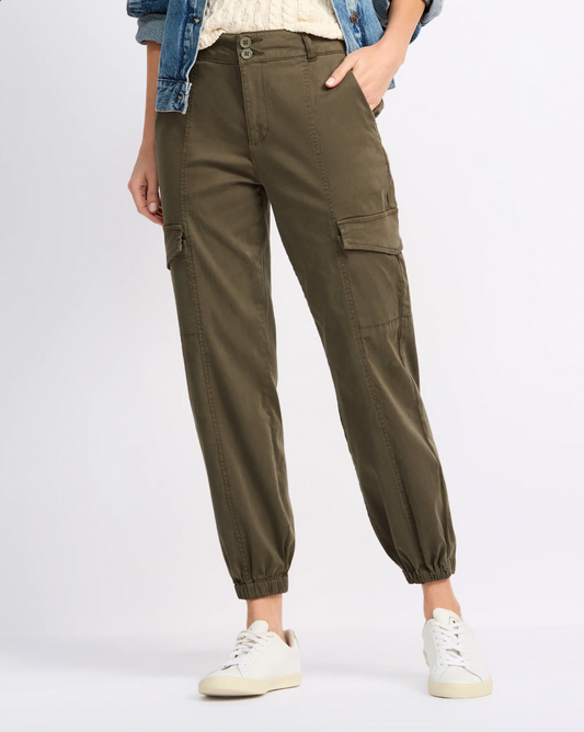 Isabel Utility Chino Jogger Pants