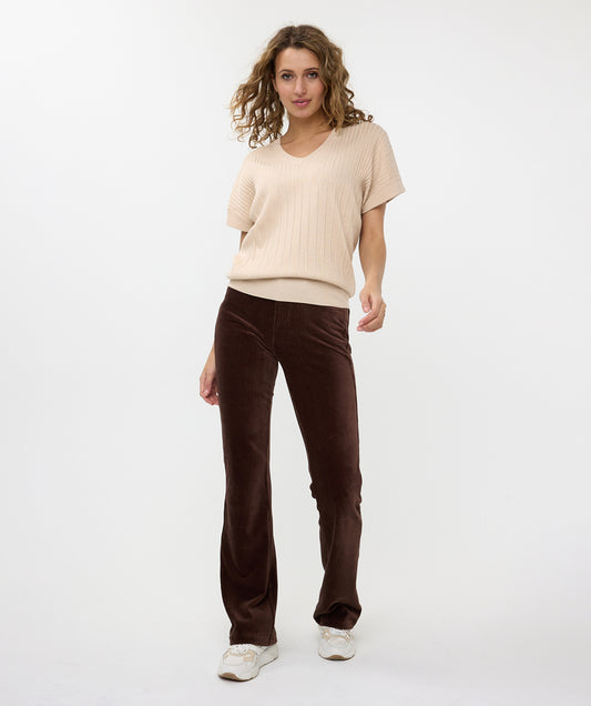 Corduroy Flare Stretch Pant