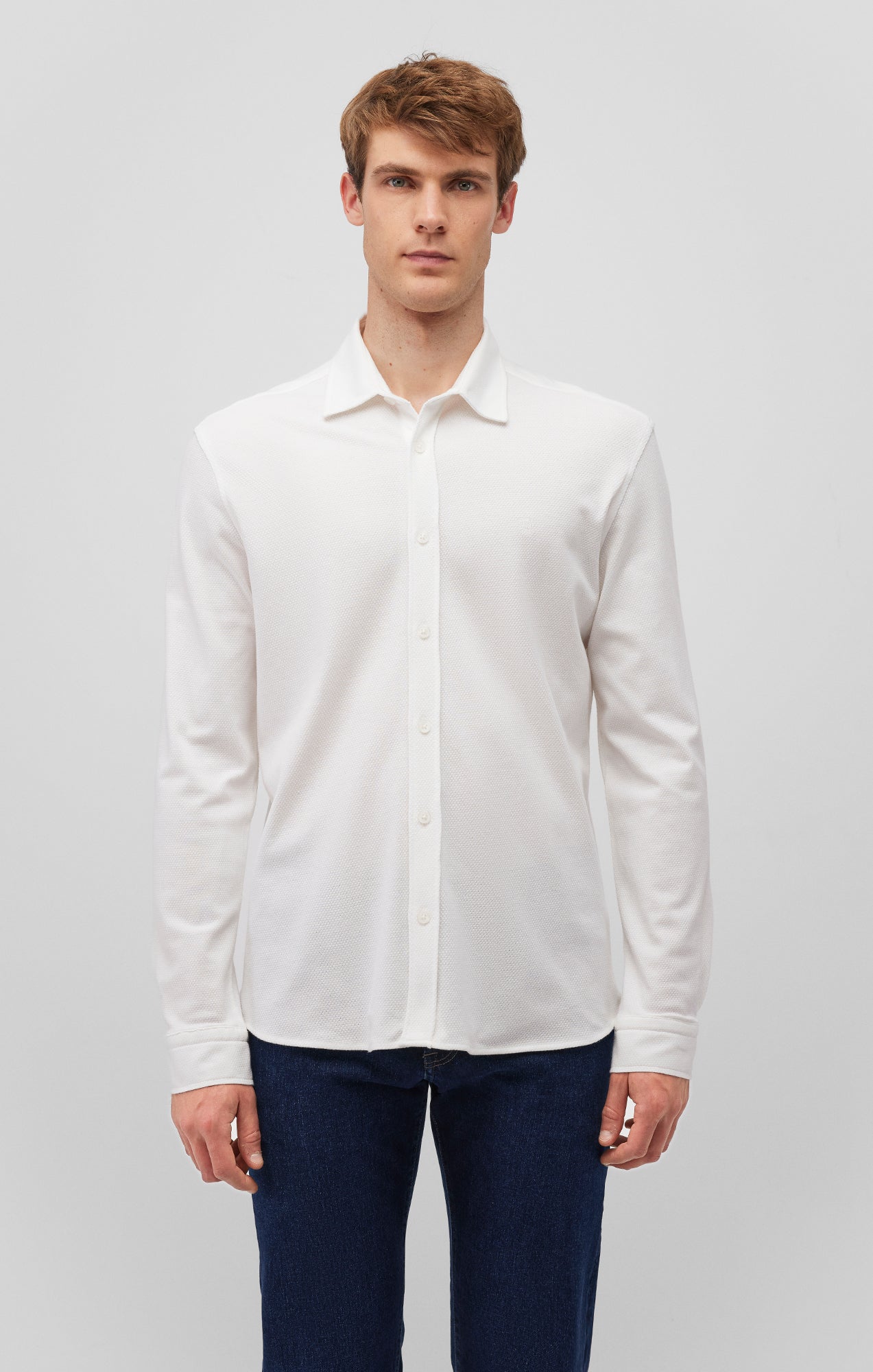 Mavi Long Sleeve Cotton Button-Up