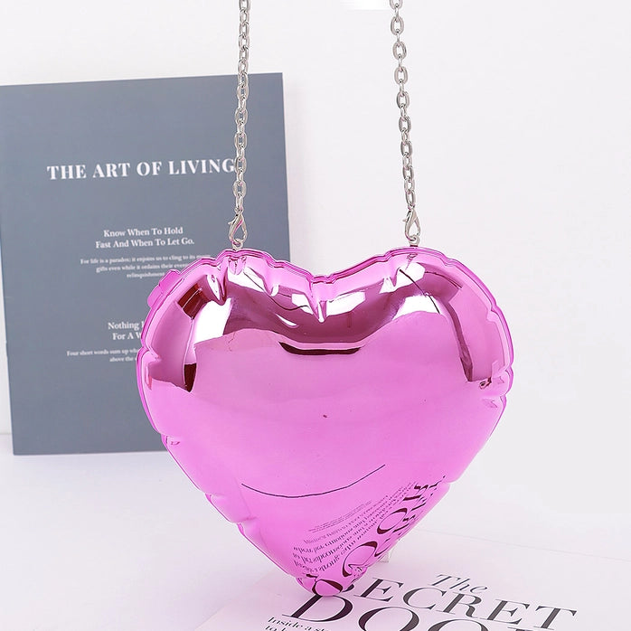 Acrylic Case Heart Bag