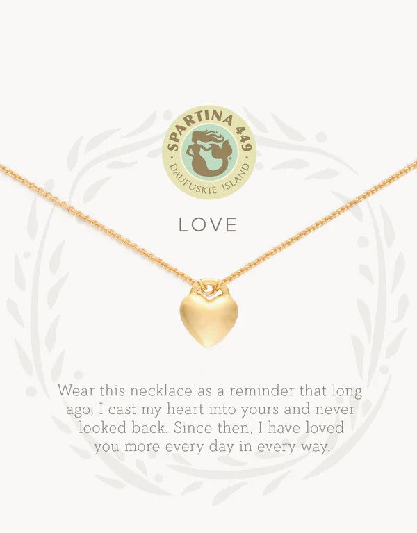 Sea La Vie Love Heart Necklace