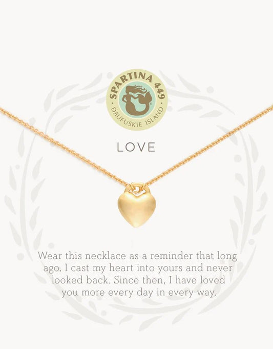 Sea La Vie Love Heart Necklace