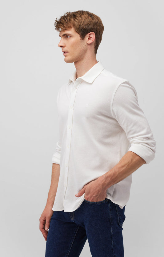 Mavi Long Sleeve Cotton Button-Up