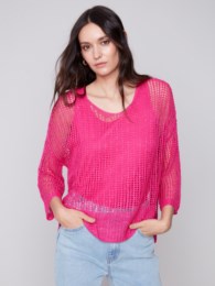 Fishnet Crochet Sweater