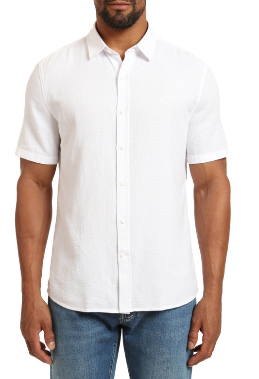 Short Sleeve Waffle Cotton Shirt