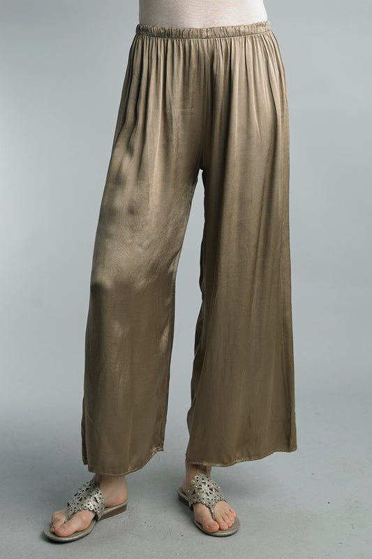 Silk Plazzo Pants