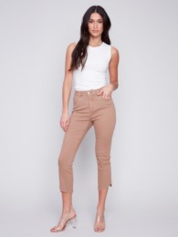 Stretch Twill Cropped Pant